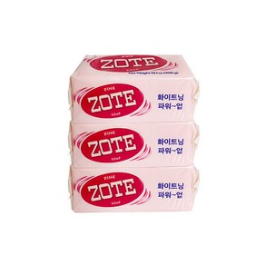 체리하우스 ZOTE 세탁비누 핑크, 400g, 3개