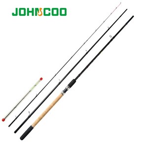 JOHNCOO Feathe 40T 탄소 경량 피더 낚싯대 3.6m 3.9m 3 가지 팁이있는 3 섹션 피더 테스트 90g 120g 150g, 3.9m 120g, 협력사