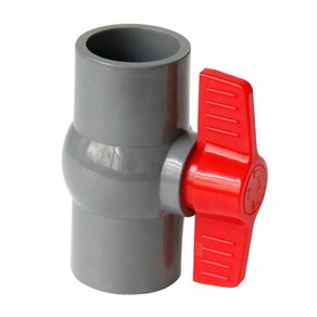 고고 그레이 컬러 PVC 볼 밸브 소켓 및 암나사 스위치 워터 파이프 피팅 20mm 25mm 32mm 40mm, [07] 32mm thead, 1개