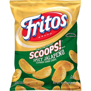 [미국직배송]프리토스 스파이시 할라페뇨 스쿱스 콘 칩 262.2g Fritos Spicy Jalapeno Scoops Corn Chip