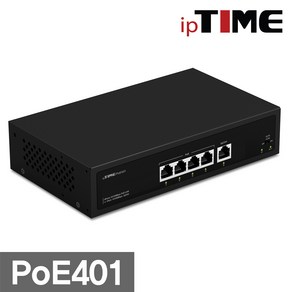 ipTIME POE401 4포트 PoE 지원 허브