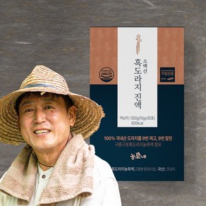 농보네 흑도라지청 약 배 도라지청 스틱 30포, 1개, 300g