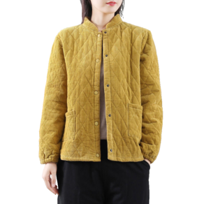 여성 숏 패딩 코듀로이 누빔 점퍼 Women's coat 하늘비즈 A31 B165R084