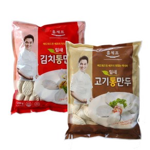 잎새김치통만두1.25kg+고기통만두1.25kg joy*729sN, 1세트