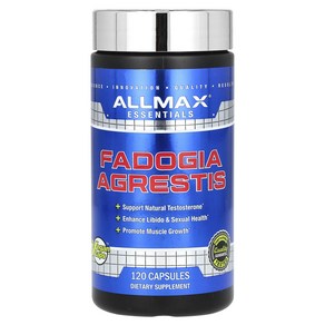 ALLMAX 필수 영양소 파도기아 아그레티스 325mg 캡슐 120정, ALLMAX필수영양소파도기, 1개