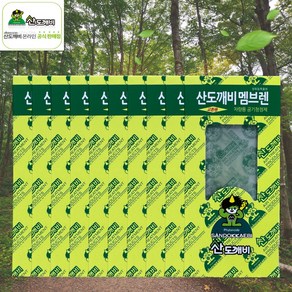 산도깨비 멤브렌 자동차방향제 네오엑스 리필 휘튼치드향 오리지널 기본향, 10개, 피톤치드향