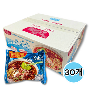 와이와이 민스드 포크 톰냠 인스턴트 누들 60g, 30개