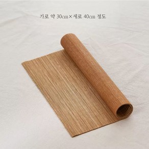 대나무 티매트 다도 매트 티테이블 러너 차탁보, 대나무티매트30cmx40cm, 1개