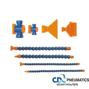 절삭유 자바라 씨디씨뉴매틱 호스 플라스틱 노즐 유공압 피팅스퀘어, 1. 소형, 9) 16구노즐1, 1개