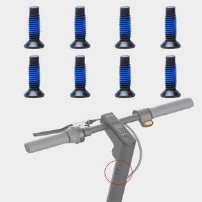 전동 스쿠터 이마 헤드 나사 액세서리 세그웨이 나인봇 샤오미 M3651s Po Mi3 Max G30ES 시리즈 F 스쿠터용 고정 키트8PCS, 1개