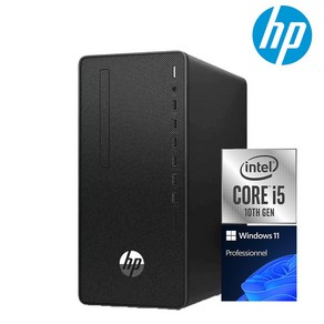 HP 컴퓨터 i5-10400 280 G6 기업용 정품 윈도우11 Po 탑재 사무용 업무용 데스크탑 PC 본체, HP 280 G6 / i5-10400 6코어, WIN11 Po, 500GB, 8GB, 블랙