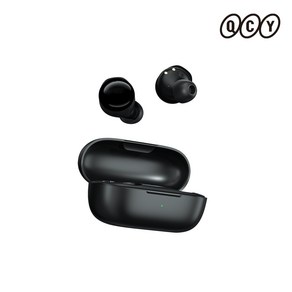 QCY 블루투스 이어폰, QCY-T17APP, 블랙