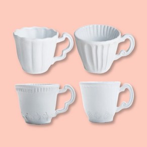 [VBC 까사] 인칸토 머그 컵 300ML (택1) 머그잔 도자기컵 mug 명품, 레이스, 1개