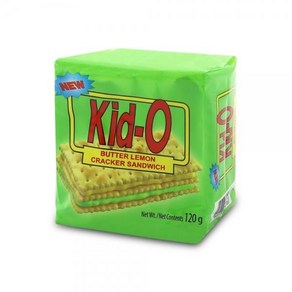 버터&레몬 크래커 120g(15g 낱개8개입) 키도 키드오 크림샌드 수입과자, 1개, 120g