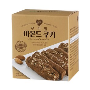 에코맘하우스 우리밀아몬드 쿠키, 135g, 1개