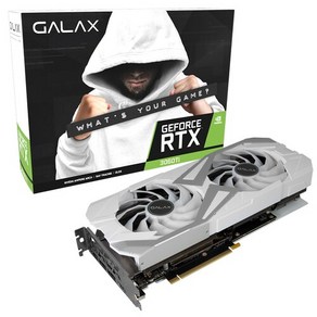 갤럭시 GALAX 지포스 RTX 3060 Ti EX WHITE OC D6 8GB LHR