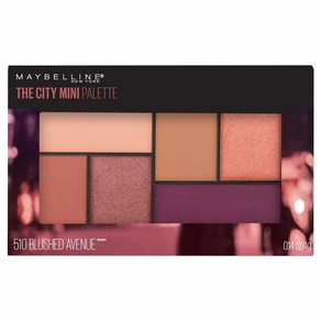 화장품 메이크업 [100%정품] Maybelline New Yok The City 미니 아이섀도우 팔레트 메이크업 블러시드 애비뉴 4g0.14온스, 화장품 메이크업 [100%정품] Maybelline N, 1개, 블러쉬드 애비뉴