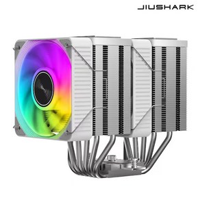 JIUSHARK JF200MINI Crystal ARGB CPU 공랭 쿨러 (WHITE)