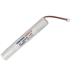 2.4V 2000mAh 원스텍 제닉스 무선마이크 호환 배터리/노래방 밧데리, 흰색