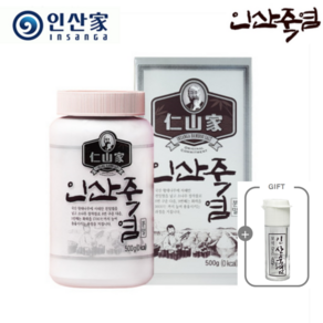 (주)인산가 정품 9회 인산죽염 500g 분말+9회죽염 분말담은 휴대용기(2개)와 금흑 흑삼블랙크런치(10g)(4개) 사은품