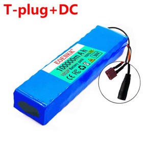 10S2P 스쿠터 전기 리튬 EOENKK 100000mAh 36V 배터리 스쿠터 전기 배터리 500W 42V, 07 T-DC, 1개