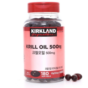 커클랜드 시그니춰 크릴오일 500mg x 180, 1개, 180정