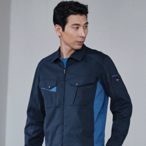 지벤 유니폼 상의 ZB-J1804, XL(100), NAVY, 1개