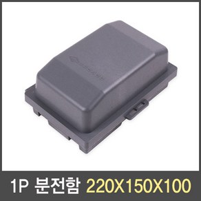 국산 1P 분전함 220X150X100 단자함 전기함 노출회로함 /미화