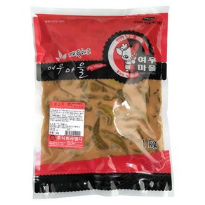 된장고추무침1kg/여우마을-3개, 3개, 1kg