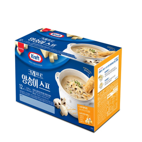 KRAFT 양송이 스프 198g x 12, 1개, 2.376kg