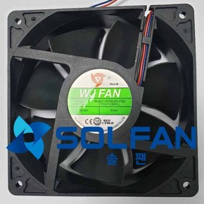 솔팬 WJB21203824H-F30 DC24V FAN DC팬 120mm 사이즈 / WJ팬 / 120MM X 38MM 사이즈 / 3000RPM / MADE IN CHINA, 1개