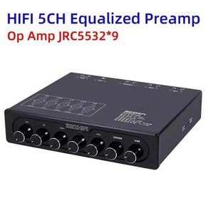 이퀄라이저 EQ500 HIFI 프리 앰프 5 채널 EQ 톤 오디오 프로세싱 이펙터 소형 믹서 이퀄라이즈 프리앰프