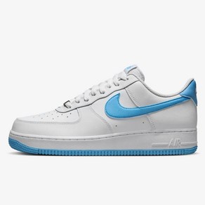 [국내매장판] 나이키 운동화 에어 포스 1 '07 LV8 AIR FORCE 1 : 화이트 & 아쿠아리어스 블루