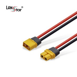 [LANSta] XT60H 암수 12AWG 연장케이블 50cm [LS-XT60H], 1개