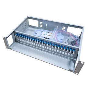 [세이프네트워크] SAFE 광분배함 48.26cm 랙타입 LC타입 48포트 2U타입 [SAFE-FDF48C-LC-RACK] [국산제조], 1개