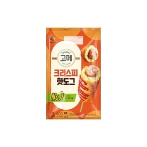 (냉동)CJ 고메 크리스피 핫도그 총 400G (80G X 5개입), 1개