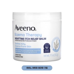 Aveeno 아비노 Eczema Theapy 아토피 발진 습진 테라피 피부보호 크림 312g, 1개