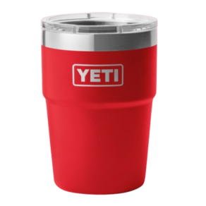 예티 16온즈 473ml 텀블러 8가지 색상 YETI Ramble 16oz Stackable Cup with Magslide Lid, 레스큐 레드, 1개