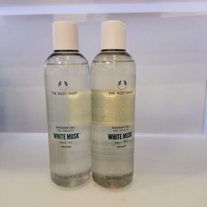 더바디샵 화이트 머스크 샤워젤 250ML 2개 SHOWER GEL WHITE MUSK 23626, 1세트