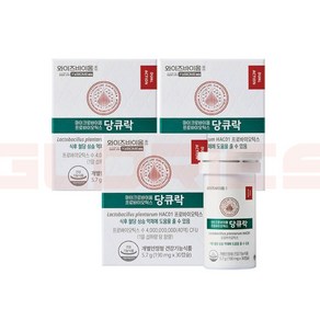 유한양행 유한양행 와이즈바이옴 당큐락 190mg x 30캡슐 x 1박스 1개월분, 90정, 1개