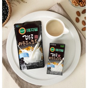 베지밀 검은콩 아몬드와 호두 두유 190ml X 24팩, 1개