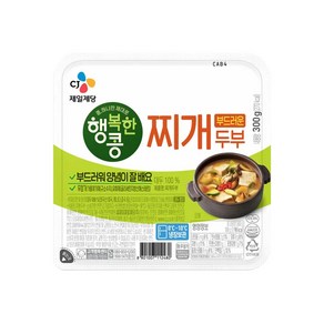 [신선] CJ 맛있는두부 찌개용 300g, 1개