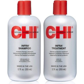 CHI 인프라 샴푸 트리트먼트 세트 12Fl.oz(355ml), 1개, 355ml