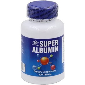 Nuhealth 슈퍼 알부민 100정 2병 배송 / Nuhealth Supe Albumin 500mg, 2개