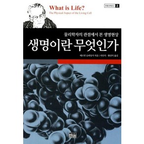 [한울(한울아카데미)]생명이란 무엇인가 : 물리학자의 관점에서 본 생명현상 - 한울과학문고 2 (2판)