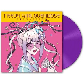 NEEDY GIRL OVERDOSE Soundtack LP 바이닐 캔 배지포함 소장