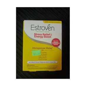 Estoven Menopause STRESS RELIEF + ENERGY BOOST 28 Caplets maximum Exp. 04/2025 801567, 1개, 28정