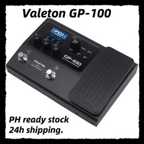 기타이펙터 멀티이펙터 Valeton GP 100 베이스 앰프 모델링 IR 캐비닛 시뮬레이션 표현 페달 포함, 1개