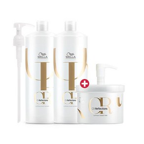 [웰라] 오일리플렉션 샴푸 1000ml x2 +마스크 500ml, 1개