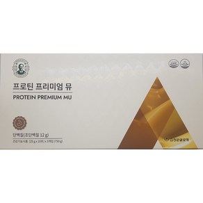 김정문알로에 프로틴 프리미엄 뮤 (25gx10포x3개입), 3개, 250g